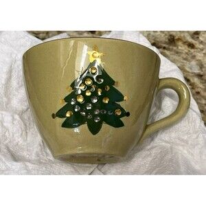 Stangl Pottery Jeweled Christmas Tree Tea Cups